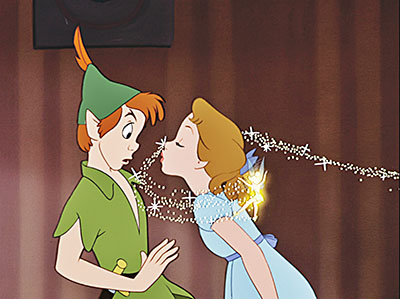 פיטר פן  -  דיסני   Disney    אנימציה   _walt-disney-screencaps-peter-pan-wendy-darling-tinker-bell