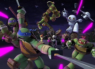 צבי הנינגה  -  Ninja Turtlesצבי הנינגה  -  Teenage Mutant  Ninja Turtles  אנימציה