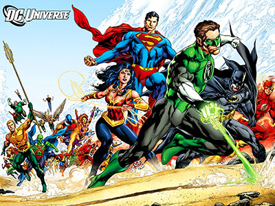 גיבורי על     dc comics justice league superheroes comics   אנימציה