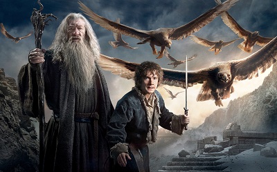 הוביט hobbit gandalf bilbo baggins - תמונה על קנבס,מוכנה לתליה.הוביט hobbit gandalf bilbo baggins