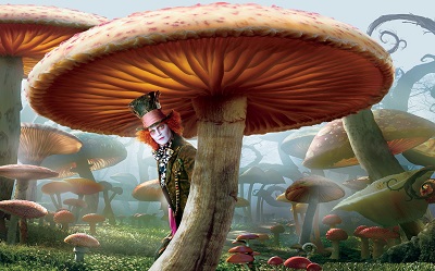 אליס בארץ הפלאות Alice in Wonderland - תמונה על קנבס,מוכנה לתליה.אליס בארץ הפלאות Alice in Wonderland