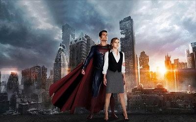 סופרמן Superman - Man of Steel - תמונה על קנבס,מוכנה לתליה.סופרמן Superman - Man of Steel