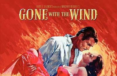 חלף עם הרוח gone with the wind  - תמונה על קנבס,מוכנה לתליה.סרטים ישנים  חלף עם הרוח gone with the wind