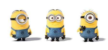 המיניונים   minions  - תמונה על קנבס,מוכנה לתליה.המיניונים  The original minions