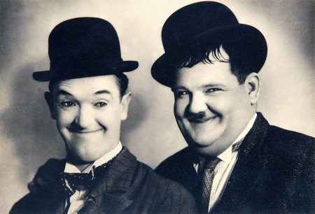 סרטים ישנים  השמן והרזה  laurel and hardy