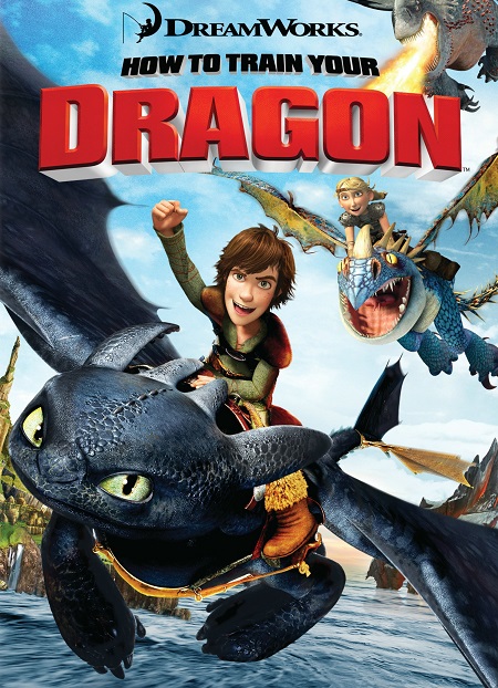  הדרקון הראשון שלי how-to-train-your-dragon - אנימציה תמונה על קנבס,מוכנה לתליה.