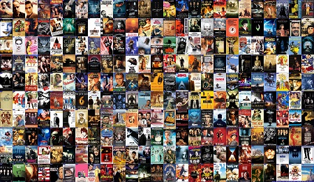  קולאז  top 250 movie קולאז  top 250 movie - תמונה על קנבס,מוכנה לתליה.