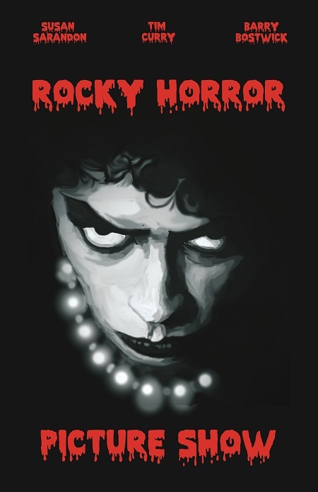  מופע הקולנוע של רוקי  The Rocky Horror Picture Show - תמונה על קנבס,מוכנה לתליה.