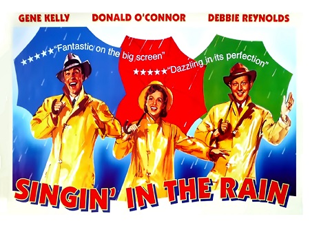 שיר אשיר בגשם   Singing In The Rain  - תמונה על קנבס,מוכנה לתליה.סרטים ישנים שיר אשיר בגשם   Singing In The Rain  - תמונה על קנבס,מוכנה לתליה.