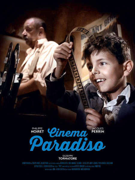 סינמה פרדיסו   -    cinema paradiso - תמונה על קנבס,מוכנה לתליה.