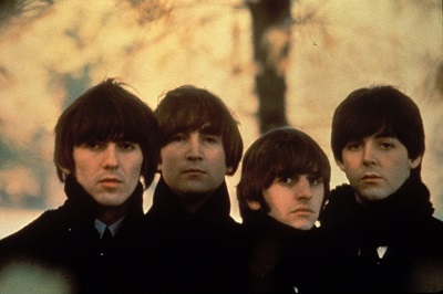 החיפושיות The Beatles - תמונה על קנבס,מוכנה לתליה.החיפושיות The Beatles