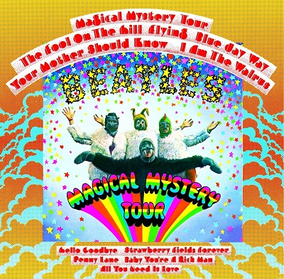 The Beatles - Magical Mystery Tour - תמונה על קנבס,מוכנה לתליה.The Beatles - Magical Mystery Tour