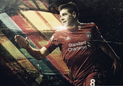 סטיבן ג'רארד steven gerrard  -  תמונה על קנבס,מוכנה לתליה.סטיבן ג'רארד steven_gerrard